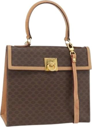 Celine Pre-owned Handbags, female, Brown, Size: ONE SIZE Pre-owned Vintage Hand Bag