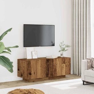 Berkfield Home TV Cabinet Old Wood 100x35x40 cm Engineered Wood in Brown | Size: 100 x 35 x 40 cm