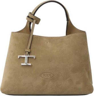 Tod's Beige T Timeless Micro Tote