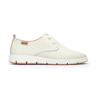Pikolinos Off White Madrid Dames Sneaker - Dames - Veterschoenen - Wit - 42 EU - Leer - Schoenen