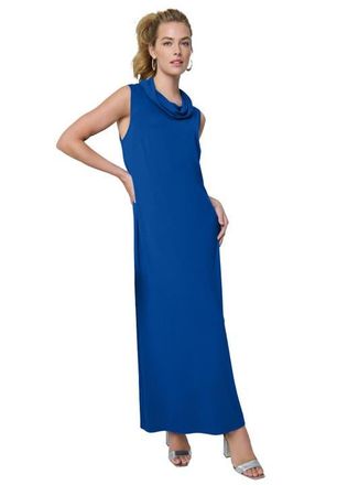 Jessica London Sleeveless Cowl Neck Maxi in Dark Sapphire at Nordstrom, Size Medium