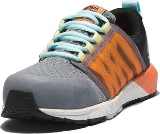 Timberland Radius Composite Safety Toe Womens Shoes Grey/Black/Orange 1 : 5.5 C - Medium, Textile