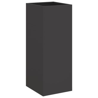 vidaXL Jardinera Acero Negro 32x29x75 Cm Vidaxl