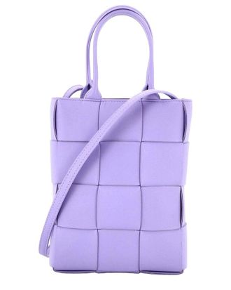 Bottega Veneta Cassette Convertible Tote Maxi Intrecciato Mini (Authentic Pre- Loved)