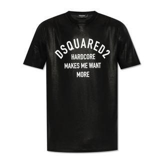 Dsquared2 T-Shirts, male, Black, Size: XL T-shirt with print