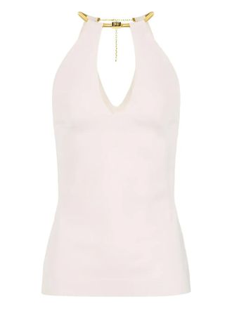 Elisabetta Franchi Canotta con scollo allamericana - Toni neutri