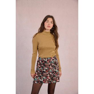Molly Bracken Rechte mini-rok met bloemenprint