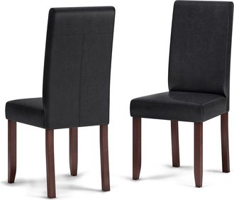 Simpli Home Set Of 2 Acadian Parson Dining Chairs