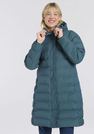 F.lli Campagnolo Wintermantel CMP WOMAN COAT FIX HOOD, Damen, Gr. 34, trek gr&uuml;n, Obermaterial: 100% Polyester. Futter: 100% Polyester. Wattierung: 100% Polyester, M&auml;nt