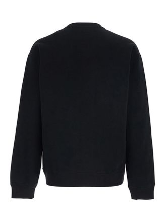 Valentino Logo-Print Cotton Sweatshirt - Black