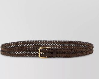 Brunello Cucinelli braided leather belt