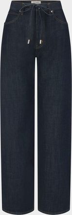 Frame Denim The Off-Duty Drawstring Bow Jeans