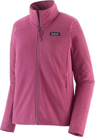 Patagonia R1 Crossstrata Jacket Softshelljacke f&uuml;r Damen | lila/rosa