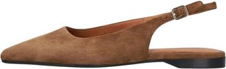 Vagabond Delia Slingback - Dames - Ballerinas - Bruin - 39 EU - Leer - Schoenen