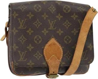 Louis Vuitton Pre-owned Vintage Canvas Cross Body Bag - Dames - Vintage Schoudertas - Bruin - ONE Size - Vintage