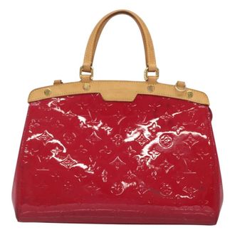 Louis Vuitton Blair Monogram Vernis Pink Patent_Leather Handbag (Pre-Owned)