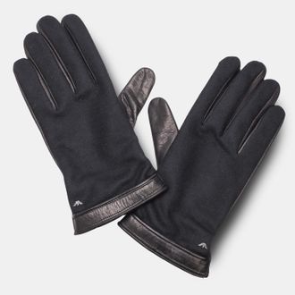 Emporio Armani Accessoires Emporio Armani leren handschoenen in zwart