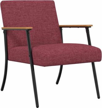 vidaXL Sill&oacute;n Rojo Vino 59 X 75 X 78 Cm Tela Vidaxl