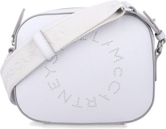 Stella McCartney White Logo Small Crossbody Bag
