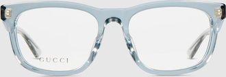 Gucci Rectangular Optical Frame, Grey