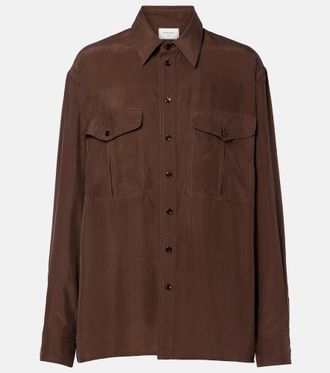 Saint Laurent Camisa de seda