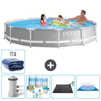 Intex Piscina Prism Frame Redonda - 366x76 Cm - 8-piezas S20570