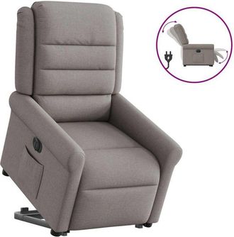 vidaXL Vidaxl - Sill&oacute;n El&eacute;ctrico Reclinable Elevable De Tela Gris Taupe