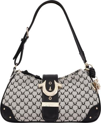 True Religion Signature Horseshoe Large Zip Top Bag