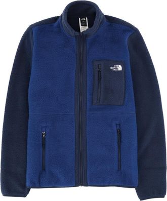 The North Face Blue Color Block Mock Collar Jacket