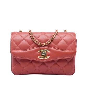 Chanel Pre-owned Daily Companion Flap Bag - Dames - Pre-owned - Roze - Maat: ONE Size Leer