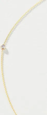Maya Brenner Designs 14k Yellow Gold Asymmetric Birthstone Necklace