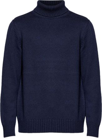 Add Maglione a collo alto - Blu