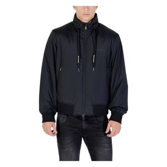 A|X Armani Exchange Iconische Blouson-jas voor mannen - Heren - Winterjassen - Zwart - XL - Jassen