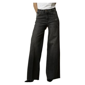 Kocca Wide Jeans, female, Black, Size: 2XL Denim Jeraldina Trousers