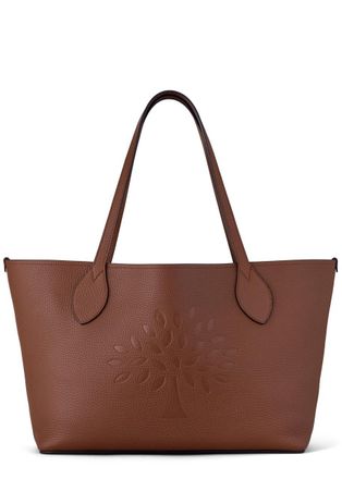 Mulberry Logo Grained Leather Tote bag - Brown - One Size