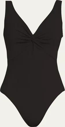 Karla Colletto V-Neck Swimsuit