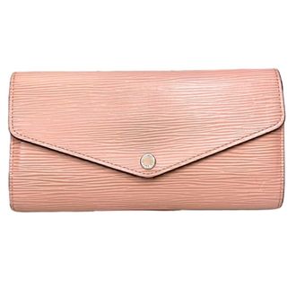 Louis Vuitton Epi Pink Leather Long Wallet (Bi-Fold) (Pre-Owned)
