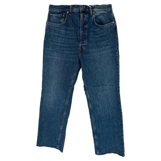 Toteme Straight-Leg Jeans in Blue Cotton
