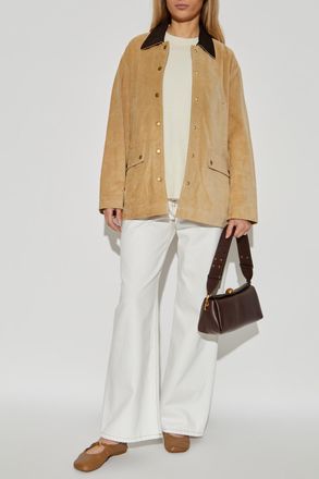 Rag & Bone Loose-fit Suede Jacket, Womens, Beige