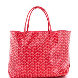 Goyard Saint Louis Reversible Tote Coated Canvas and Printed Canvas GM