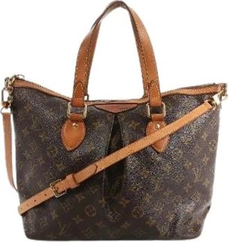 Louis Vuitton Pre-owned Handbags, female, Brown, Size: ONE SIZE Pre-owned Palermo PM