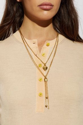 Chlo&eacute; Paddingto Mini Necklace, Womens, Gold