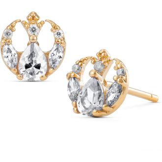 Girls Crew Star Wars Rebel Alliance Insignia Cubic Zirconia Stud Earrings in Gold at Nordstrom