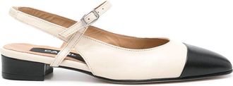 Carel Oceano Leather Slingback Ballets