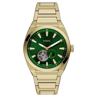 Fossil Everett Automatic Green Dial Mens Watch ME3276