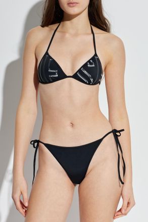 Diesel Bikini Top, Womens, Black