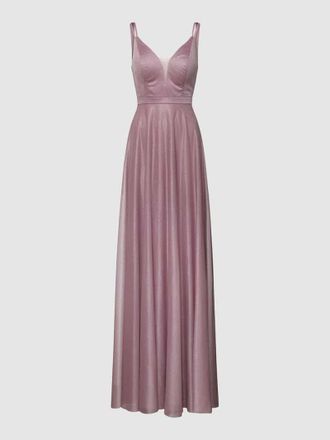 Troyden Collection Abendkleid mit Herz-Ausschnitt in Mauve, Gr&ouml;&szlig;e 38