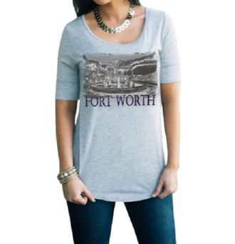 Gameday Couture Tcu College Landmark Tee In Fort Worth