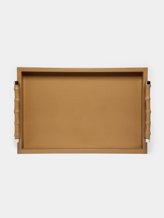 Riviere Lacquered Leather Tray (23.5in/60cm)