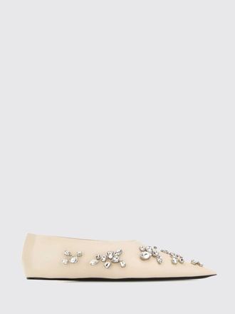 Jil Sander Ballet Flat Woman color White